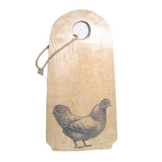 ROOSTER TWINS CHOPPING BOARD SMALL