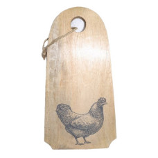 ROOSTER TWINS CHOPPING BOARD BIG