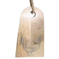 ROOSTER TAPER CHOPPING BOARD SMALL