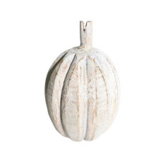 WOODEN PUMPKIN MED GRAINS