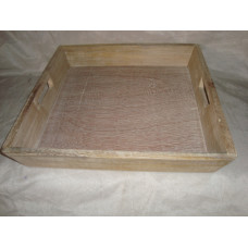 WOODEN TRAY SQUARE BIG