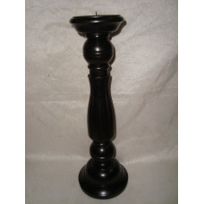 CANDLE STAND LINE CARVED