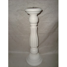 CANDLE STAND LINE CARVED