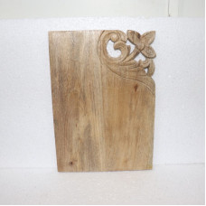 FLOWER CORNER RECT. CHOPPING BOARD