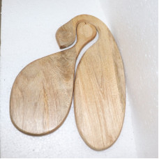 HANDLE CARVED CHOPPING BOARD SET-2