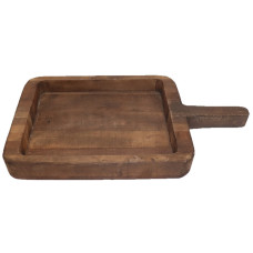 BIG BROWN HANDLE TRAY