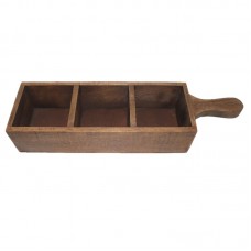 3 COMPARTMENT TRAY WITH HANDLE