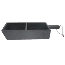 2 COMPARTMENT TRAY WITH HANDLE