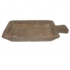 RECTANGULAR PLATTER WITH SHORT HANDLE SMALL