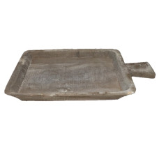 RECTANGULAR PLATTER WITH SHORT HANDLE BIG