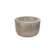 WOODEN STRAIGHT BOWL SMALL